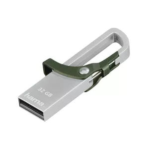 Hama Hook Style USB flash drive 32 GB 2.0 Green, Grey