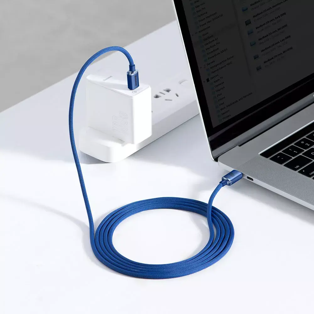Baseus Crystal USB-C uz USB-C 100W 2m Photo 17