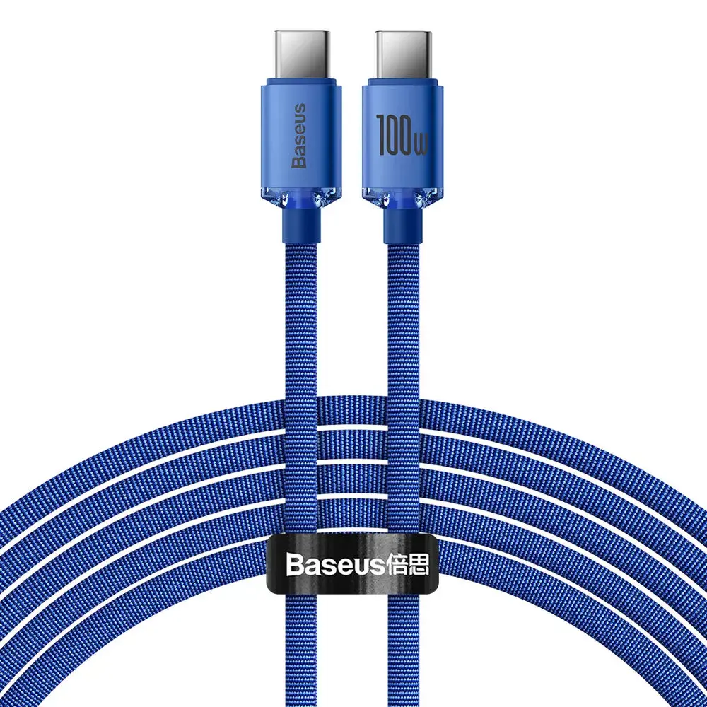 Baseus Crystal USB-C uz USB-C 100W 2m Photo 18