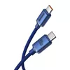 Baseus Crystal USB-C uz USB-C 100W 2m Photo 25