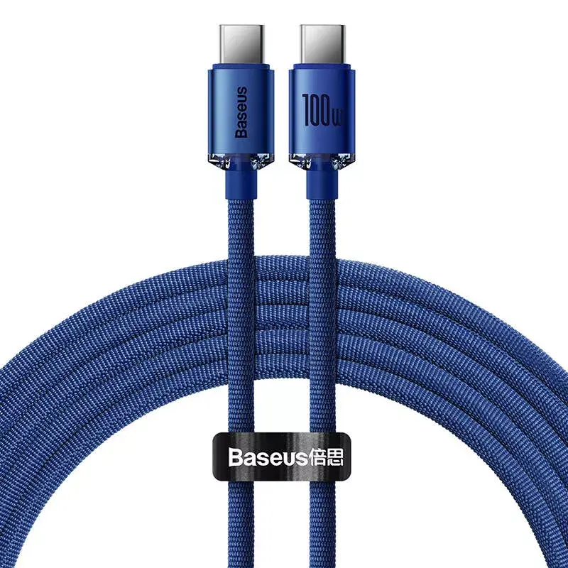 Baseus Crystal USB-C uz USB-C 100W 2m Photo 2