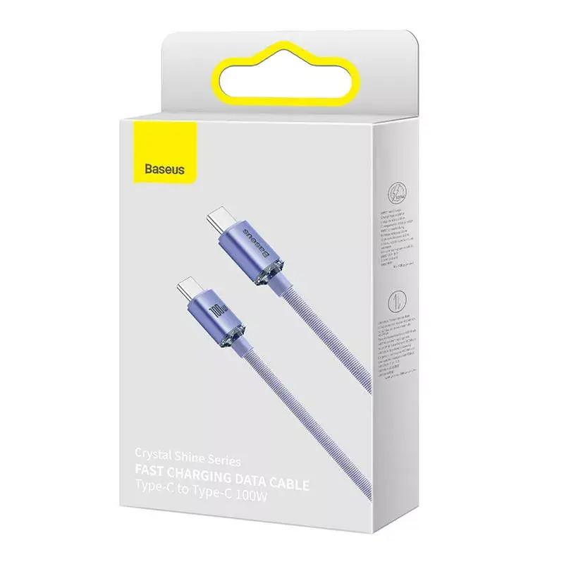 USB‑C kabelis Baseus CAJY000705 100W 2 m Photo 13