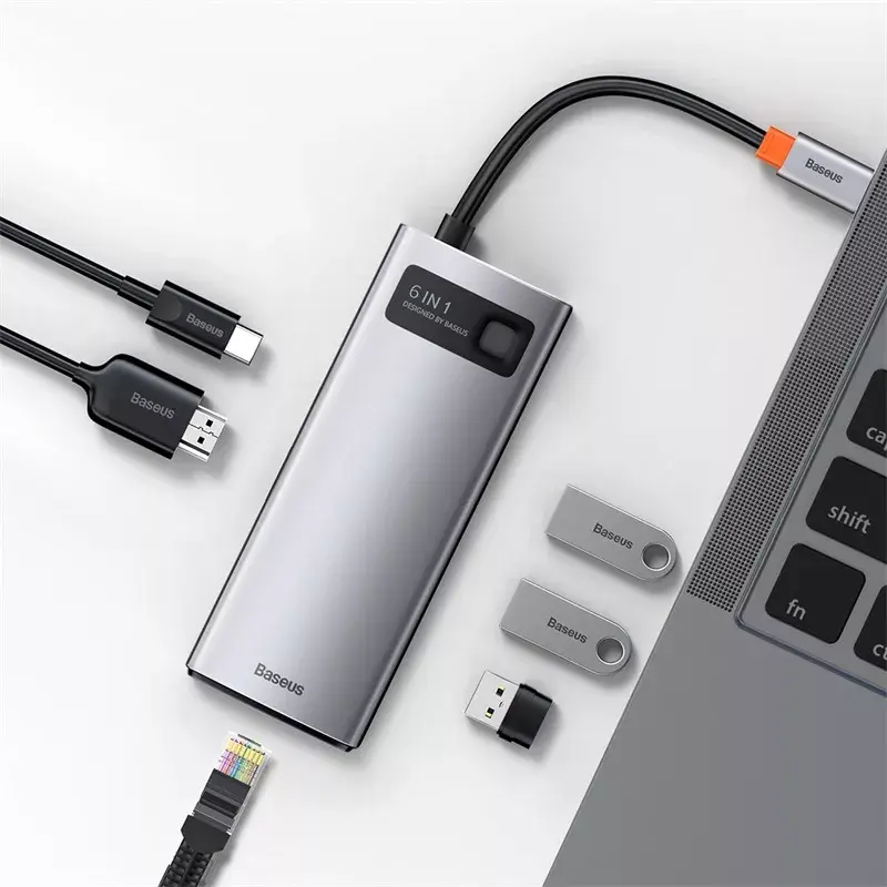 USB Hub Baseus Metal Gleam Photo 8