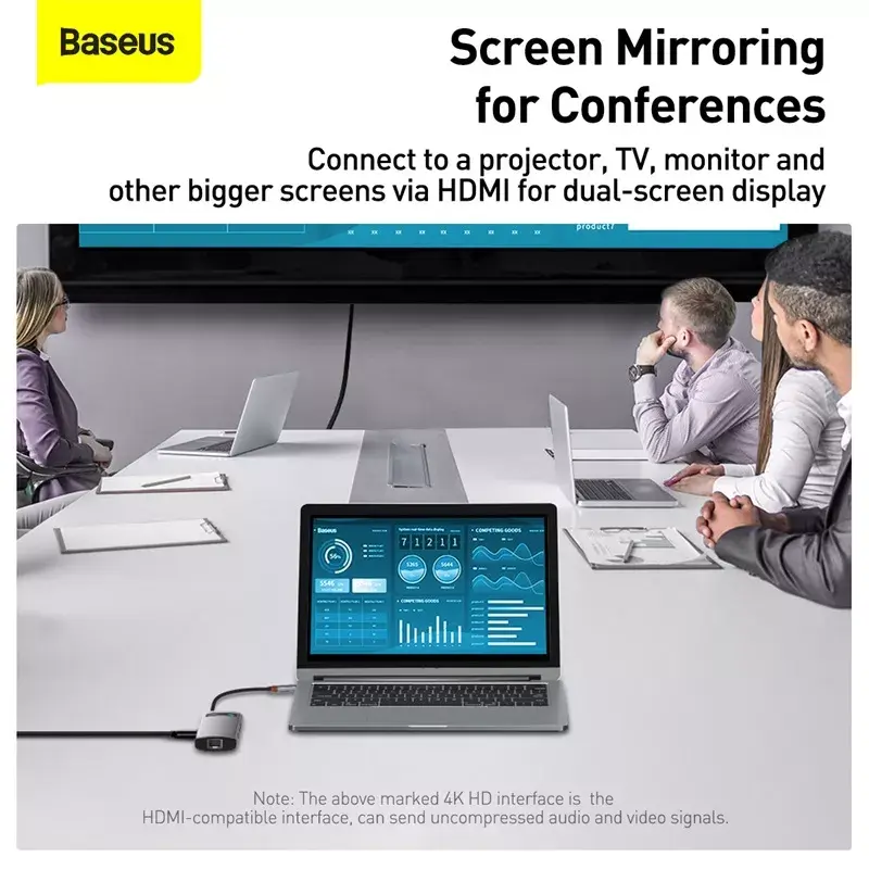 USB Hub Baseus Metal Gleam Photo 15