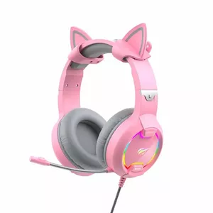 Havit GAMENOTE H2233d Gaming headphones RGB (pink)