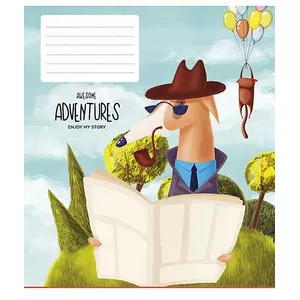 Schoolboy notebook Burtnīca 100-09798 — exercise book, 12 sheets, A5-approx.