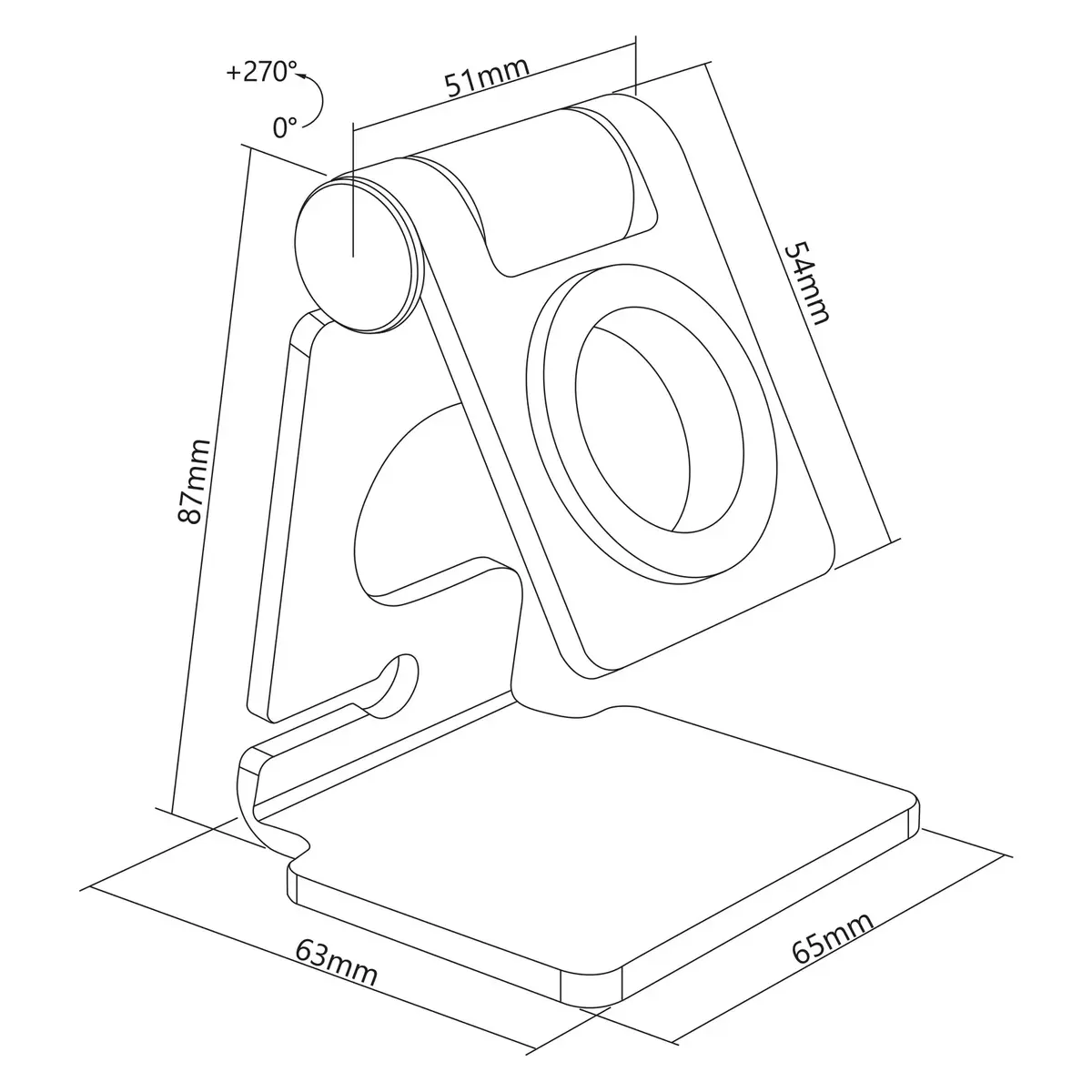 Turētājs InLine Aluminium Holder Apple Watch Photo 8