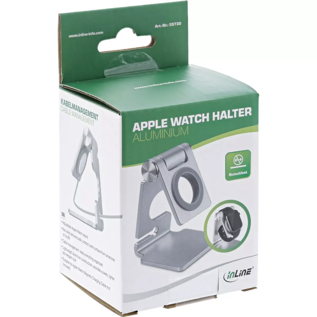 Turētājs InLine Aluminium Holder Apple Watch Photo 10