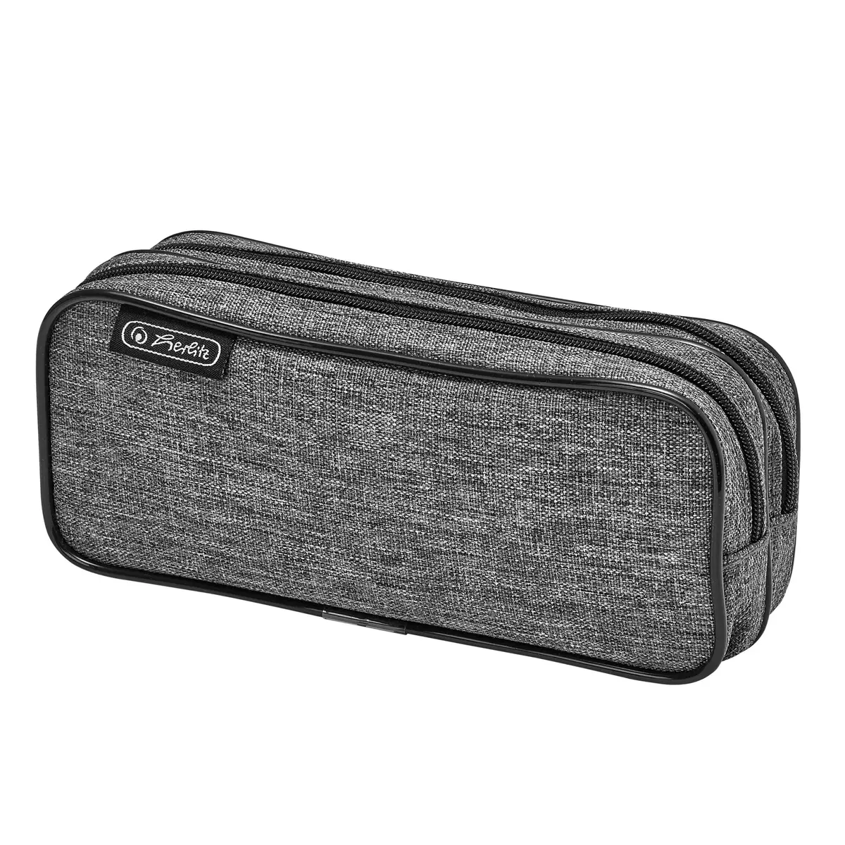 Pencil Case Herlitz Knitted Fabric Assorted Colours Photo 2