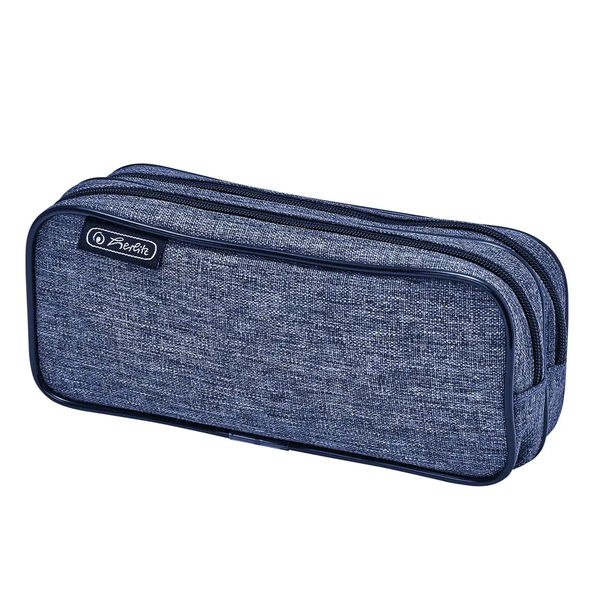 Pencil Case Herlitz Knitted Fabric Assorted Colours Photo 3