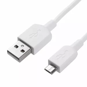 DCO Прочный TPE Универсальный Micro USB на USB 1m Кабель Данных и Быстрого 2.4A Заряда Белый