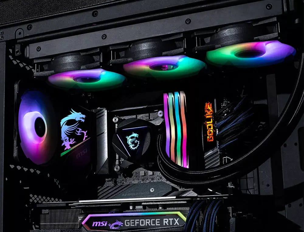 Liquid cooling kit MSI MAG CORELIQUID 360R V2 Photo 4