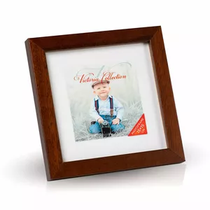 Photo frame Victoria Collection Victoria Cubo 15x15 brown — tabletop square frame 15×15 cm
