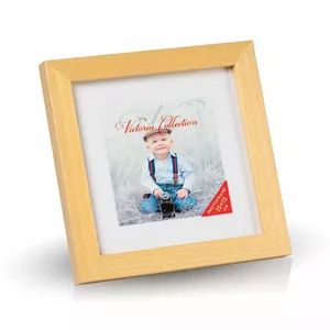 Photo frame Victoria Collection VF2276 15x15 cm natural wood finish
