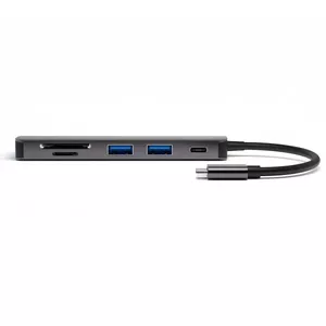 USB Хаб 4smarts 4S468782 USB 3.2 Gen 1 Type-C Серый 100W