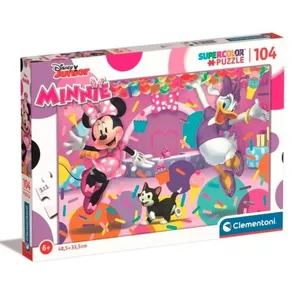 Puzzle 104 elementów Super Kolor Minnie