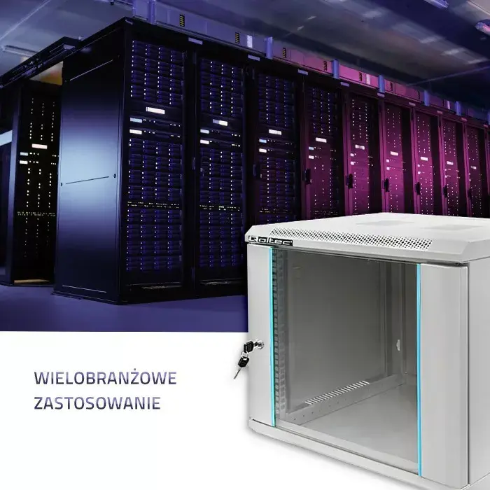19" Rack Cabinet QOLTEC 9U 54484 Photo 2