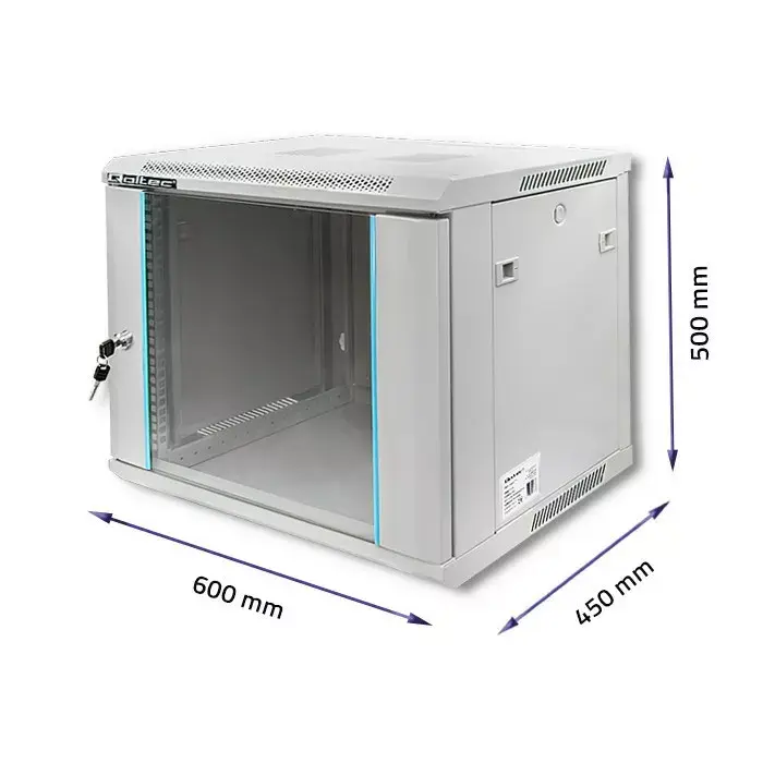19" Rack Cabinet QOLTEC 9U 54484 Photo 3