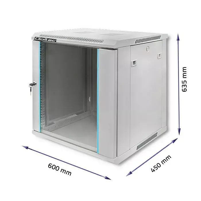 QOLTEC 19" 12U rack cabinet 54485 Photo 3