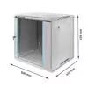 QOLTEC 19" 12U rack cabinet 54485 Photo 3