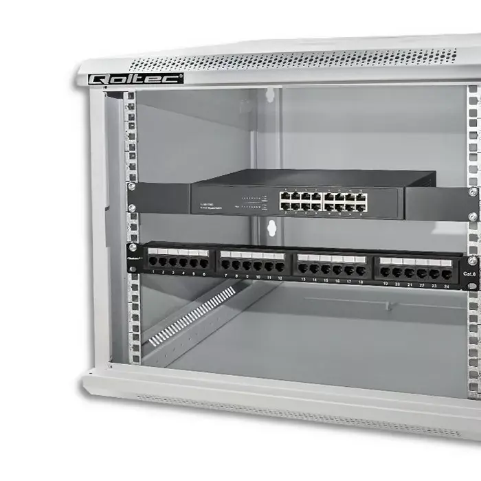 Rack cabinet QOLTEC 19" 9U 600x500x600 Photo 9