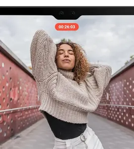 Запись видео в 4K с интеллектуальным кадрированием