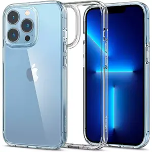 Чехол Spigen ACS03242 Cover для Apple iPhone 13 Pro Max 6.7" прозрачный, PC+TPU