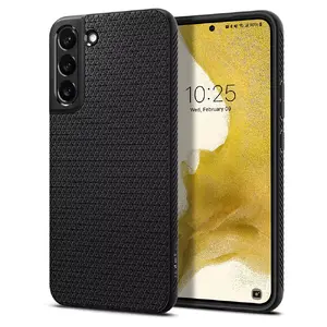 Чехол Spigen Liquid Air для мобильного телефона Galaxy S22 5G 6.1 дюйма черный