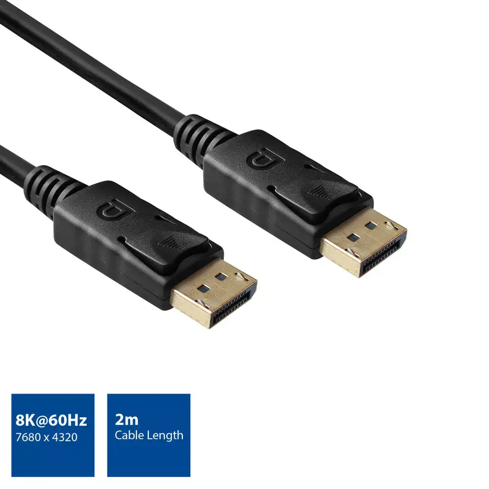 DisplayPort Cable ACT 2m 1.4 8K Photo 2