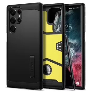 Чехол Spigen Tough Armor Черный Galaxy S22 Ultra 5G 6.8"