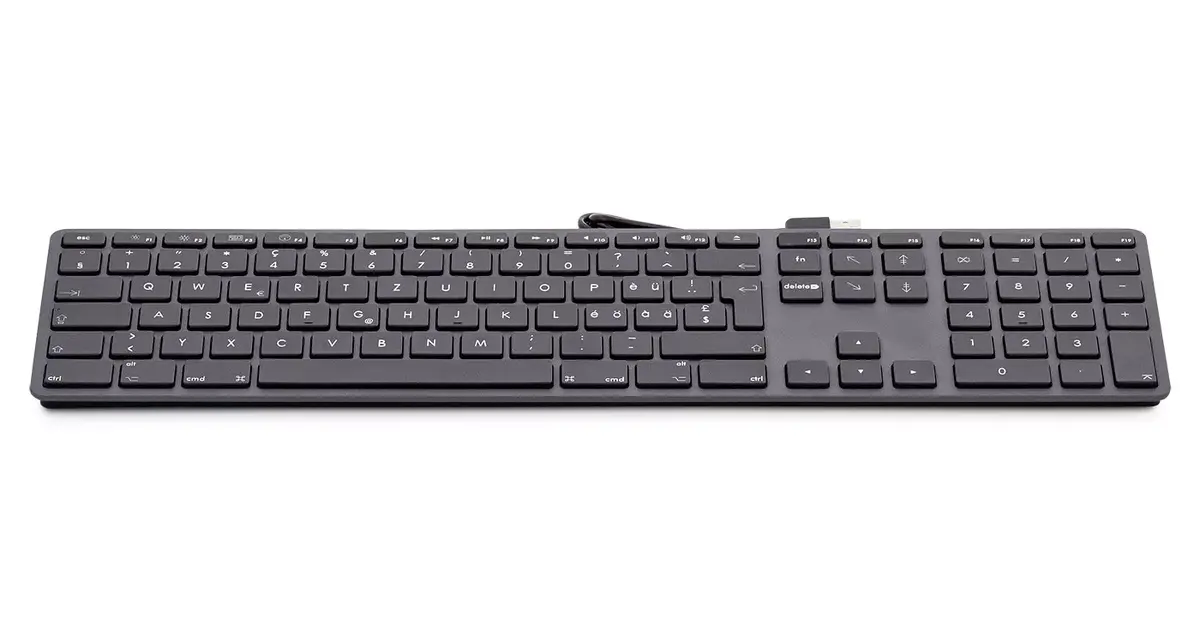 Tastatūra LMP 18251 USB QWERTY Itāļu Photo 2