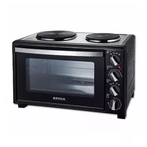 Настольная плита Brock Electronics TO 3002 B Электрическая Закрытая плита Черная