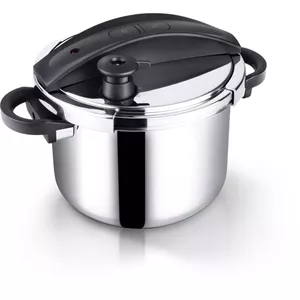 Stovetop Pressure Cooker Lamart LTDSD6 6L Black Stainless Steel