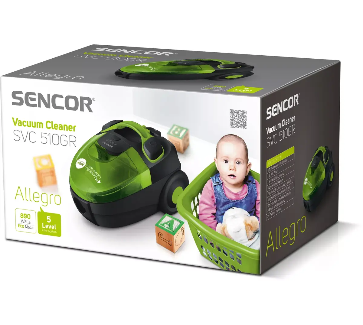 Пылесос Sencor SVC 510GR-EUE2 Photo 17