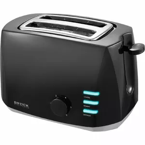 Toaster BROCK BT 1005 BK, 800 W, 2-slice pop-up toaster, black