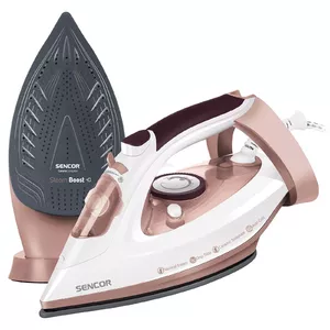 Паровой утюг SENCOR SSI 3520RS — пар 35 г/мин, выброс 170 г, керамическая подошва, резервуар 280 мл