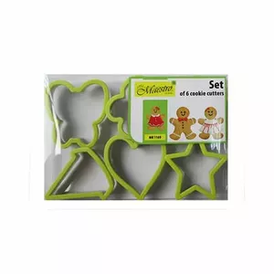 Cookie cutter set Maestro MR 1169 – 6-piece stainless steel cutters