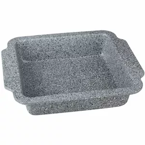 KingHoff Square Baking Tray with Marble Coating