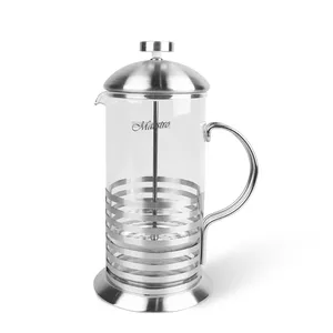 French Press Maestro MR-1664-600 0.6 L Stainless Steel and Transparent Manual Coffee Maker