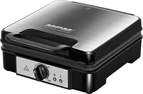 Waffle iron MPM MGO-36M — 1200W, 4 waffles Photo 2