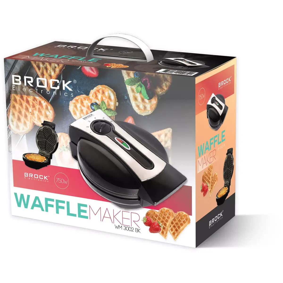 Waffle Maker Brock Electronics WM 3002 BK Photo 2