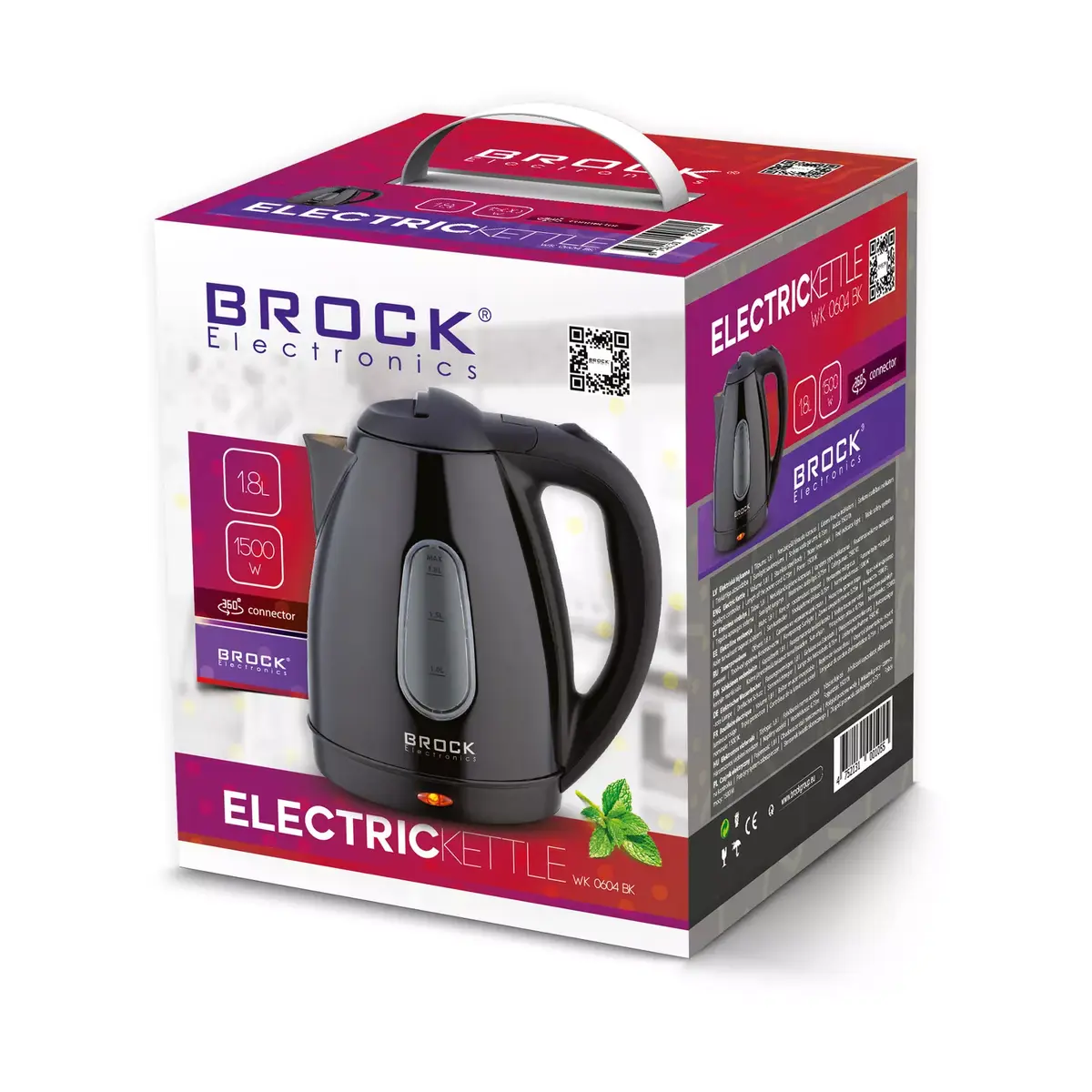 Elektriskais tējkanna BROCK WK 0604 BK Photo 2
