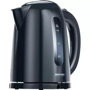 Electric kettle MPM 1.7 L 2200 W, dark red, cordless, 360° base