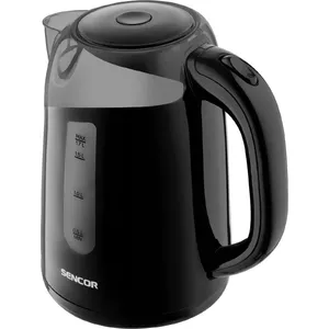 Electric kettle SENCOR SWK 1701 BK 1.7 L 2200 W Black, 360° STRIX base, removable filter