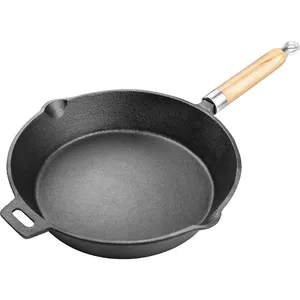 Saute Pan LAMART LT1070, Round, 25 cm Diameter, 50 mm Height, Black