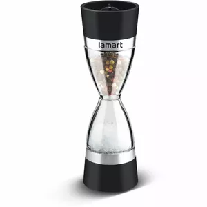 Мельница для специй LAMART LT 7045 — ручная мельница для соли и перца, компактный кухонный прибор