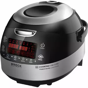 BROCK MC 6601 SS High Grade Multicooker, 860W, 5L, 66 Programs, LED Display, Touch Panel, DIY Function, Child Lock