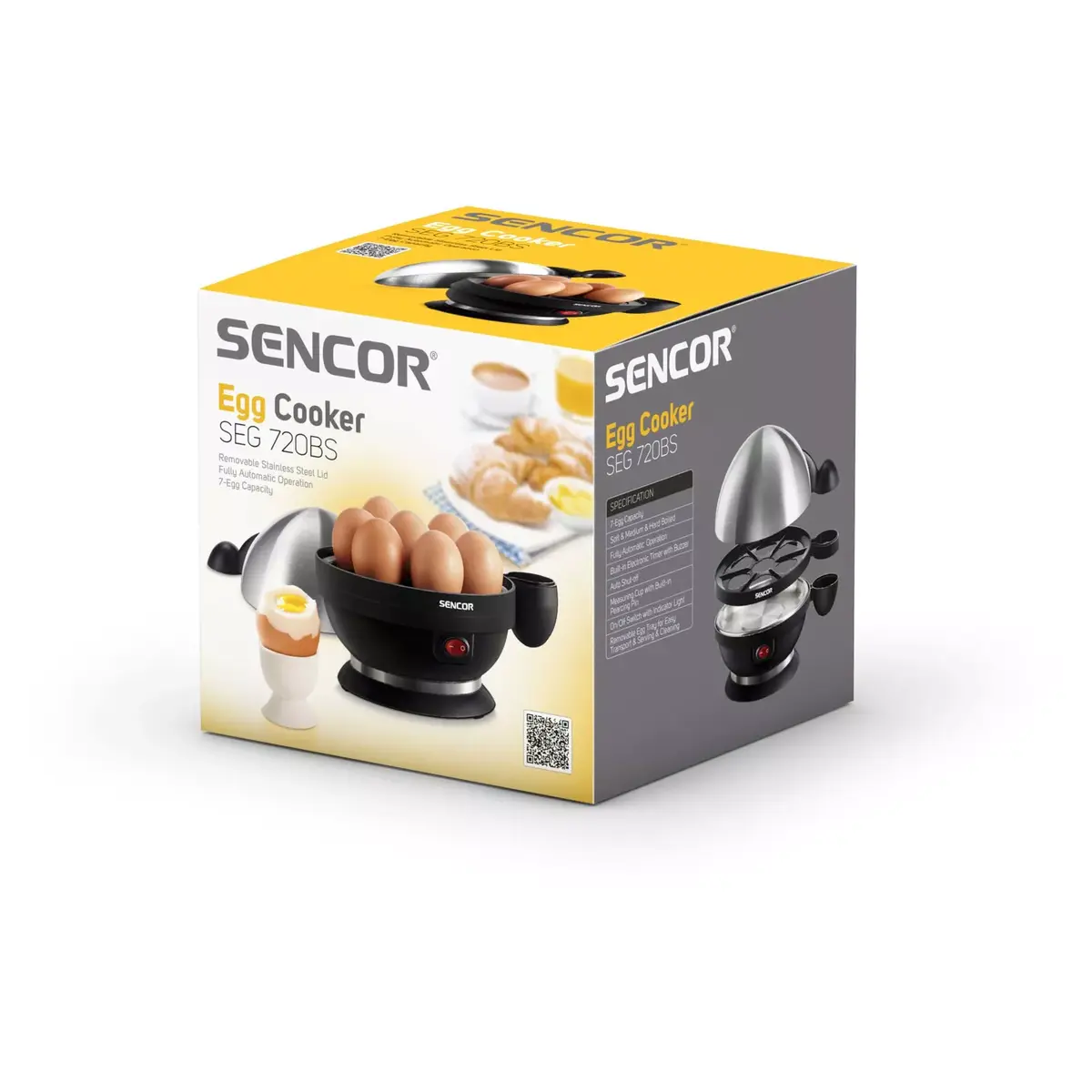 SENCOR SEG 720BS olu vārāmā — 7 olas, 380 W Photo 5