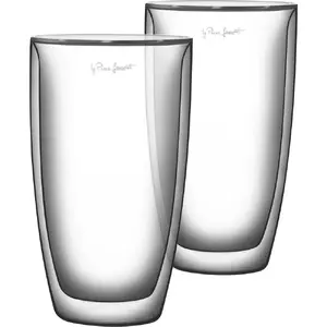 Double-wall borosilicate coffee glass LAMART LT9010 230 ml, set of 2