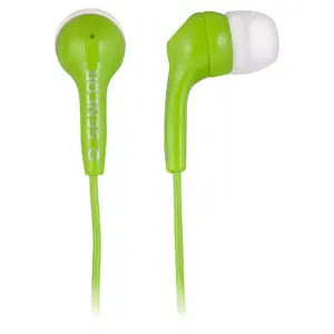 Austiņas SENCOR SEP 120 — vadu in-ear austiņas, 20–20 000 Hz, kabelis 1,2 m, zaļas